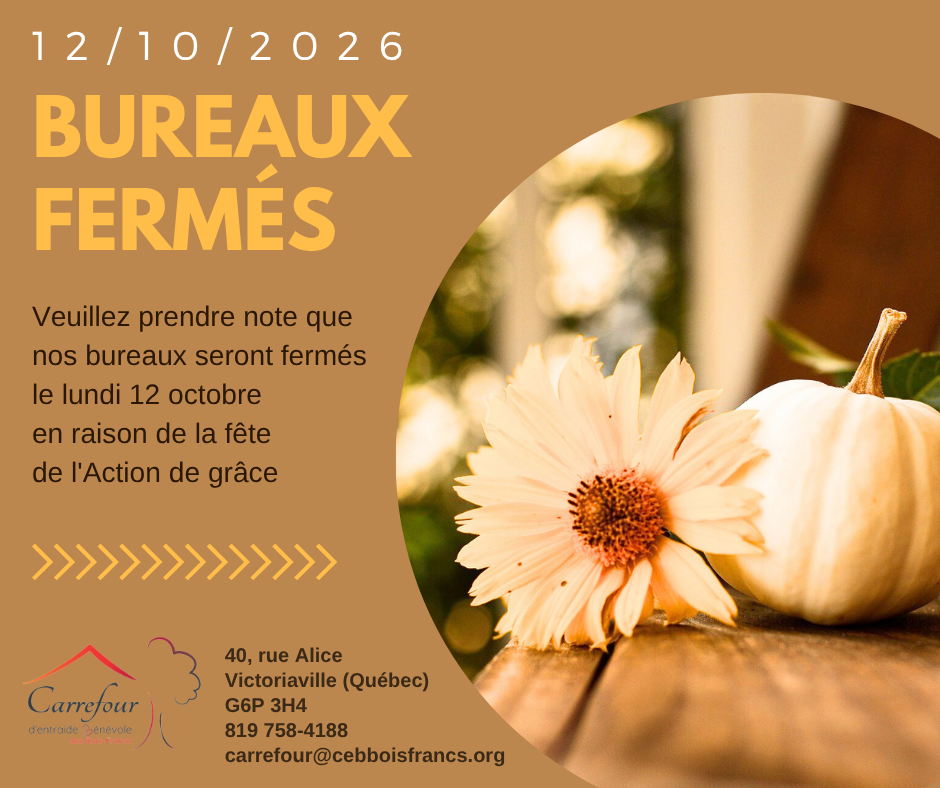 Action de grâce 2026